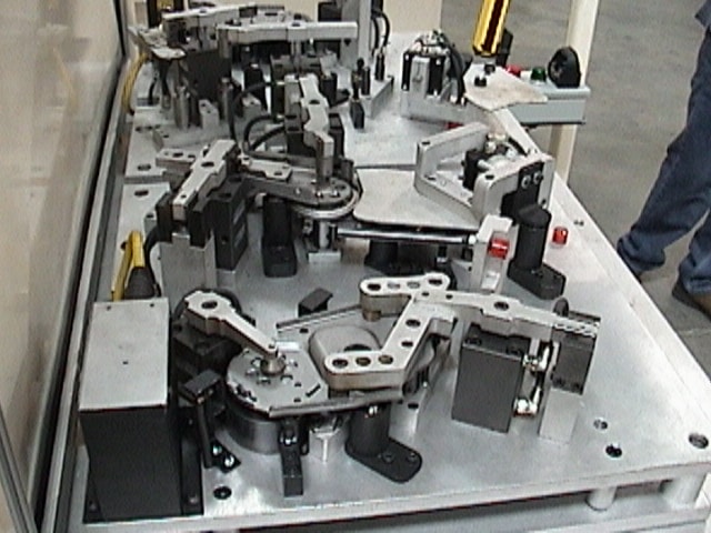 Belt sander detail view