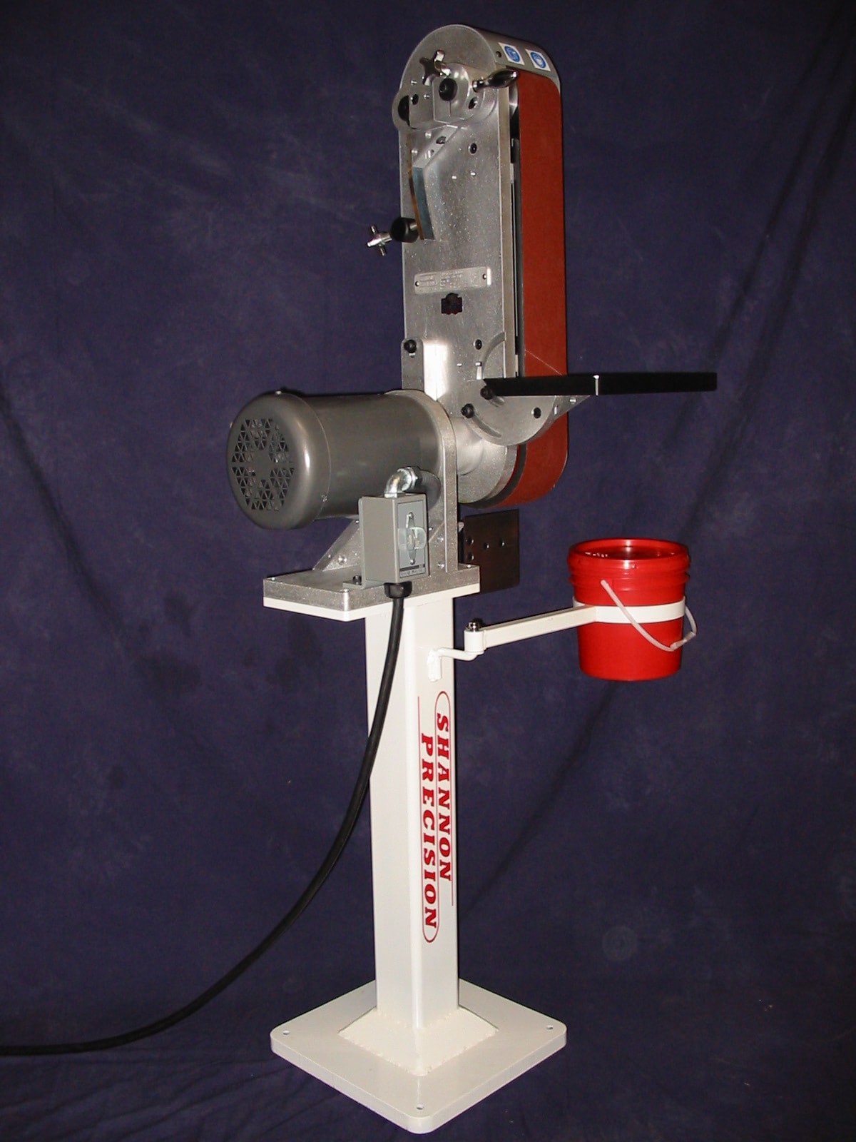 Shannon Precision belt sander complete view